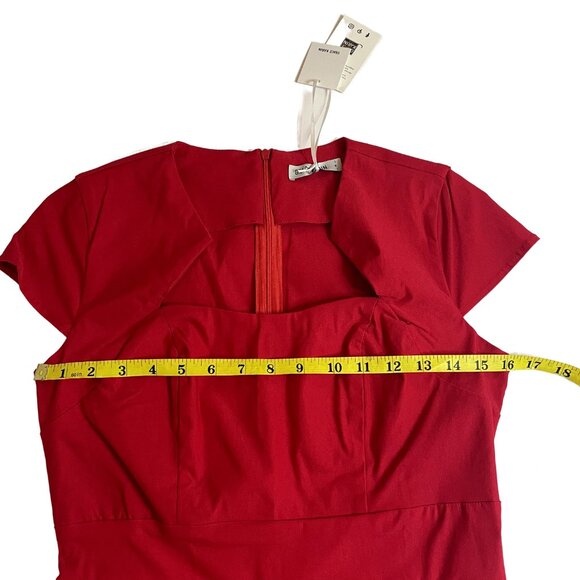 Grace Karin Womens 50s 60s Vintage Pencil Dress Bodycon Cap Sleeve Dress NTW Med - Picture 9 of 12